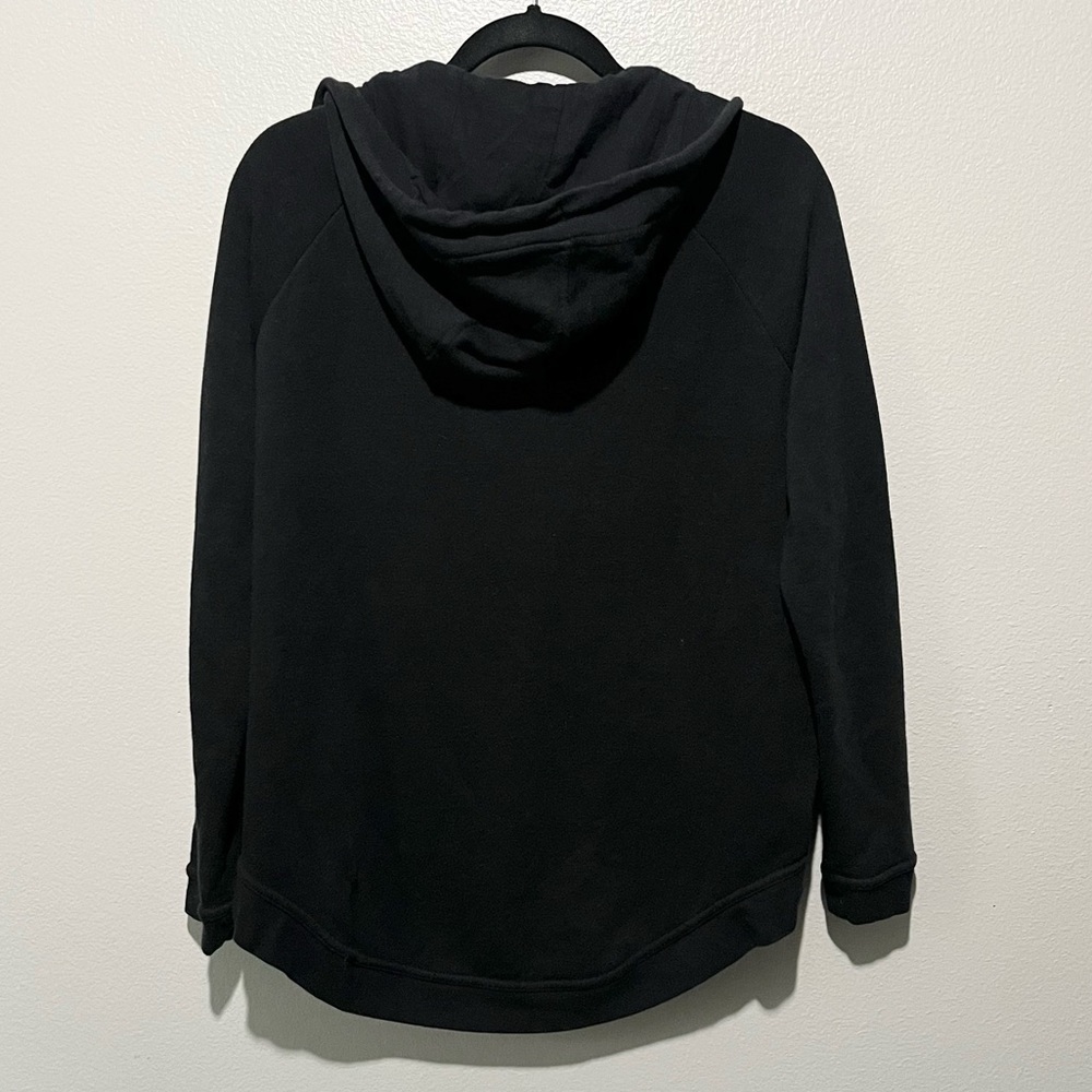 NIKE- Black Full Zipper Hoodie with Pockets Size S - Picture 2 of 3